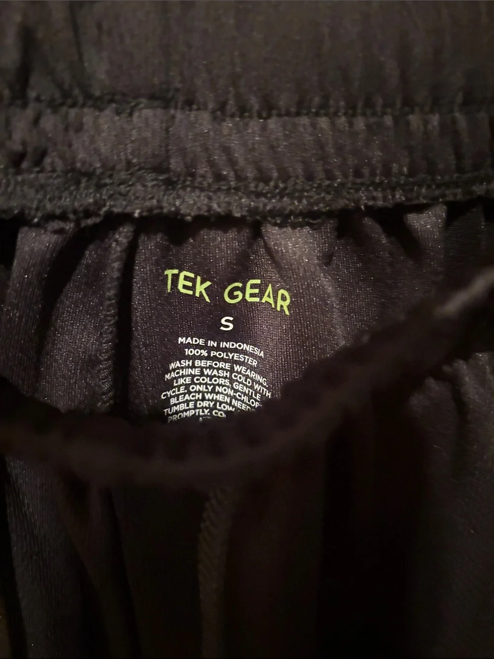 tek gear Black Men's Athletic Drawstring Shorts